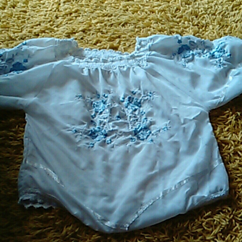Vintage embroidered top